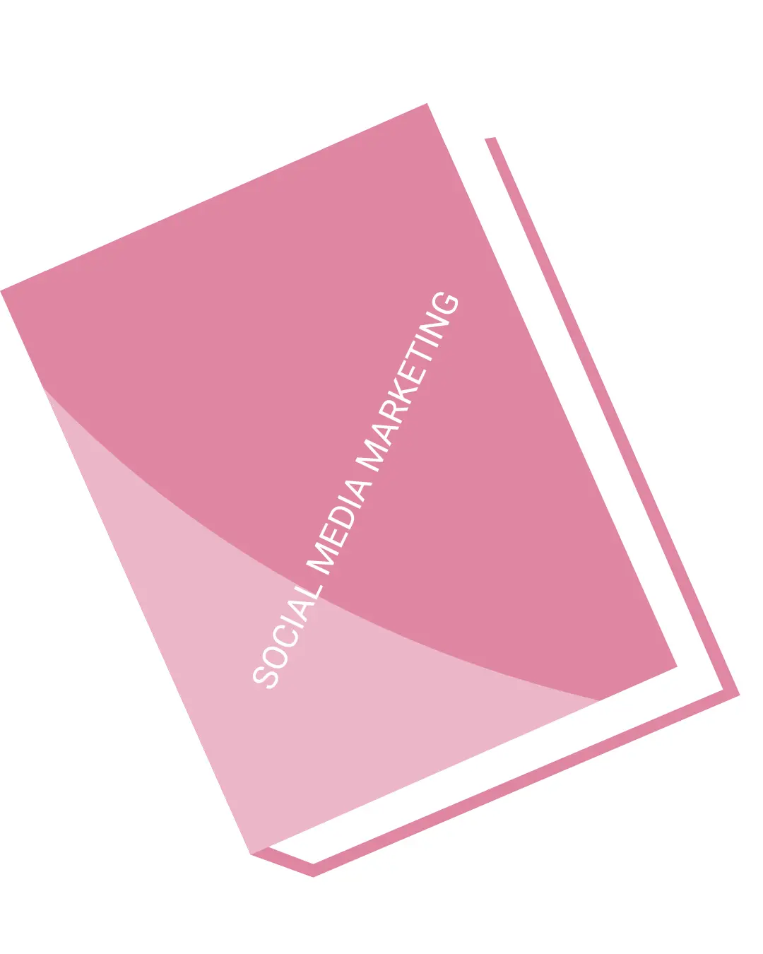 The best freelance digital marketer in Thrissur who also provides services in social media marketing and the illustrating it with a pink book